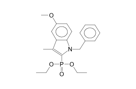 O,O-DIETHYL(1-BENZYL-3-METHYL-5-METHOXYINDOL-2-YL)PHOSPHONATE