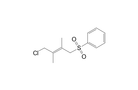 1-(Benzenesulphonyl)-4-chloro-2,3-dimethylbut-2-ene