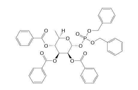 DIBENZYL-2,3,4-TRI-O-BENZOYL-6-DEOXY-ALPHA-D-MANNOPYRANOSYL-PHOSPHATE