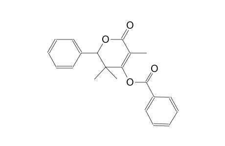 Benzoic acid, 3,3,5-trimethyl-6-oxo-2-phenyl-3,6-dihydro-2H-pyran-4-yl ester