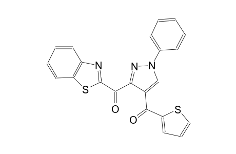benzo[d]thiazol-2-yl(1-phenyl-4-(thiophene-2-carbonyl)-1H-pyrazol-3-yl)methanone