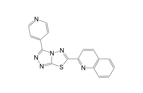 quinoline, 2-[3-(4-pyridinyl)[1,2,4]triazolo[3,4-b][1,3,4]thiadiazol-6-yl]-