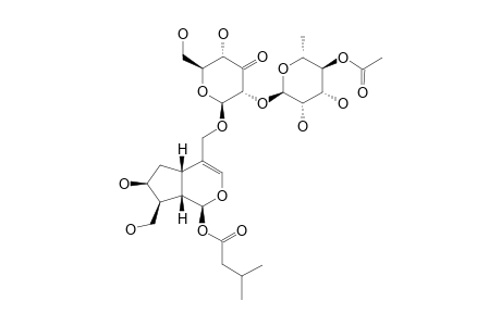 PATRINOSIDE-AGLYCONE-11-O-[4''-O-ACETYL-ALPHA-L-RHAMNOPYRANOSYL-(1->2)-BETA-D-RIBOHEXO-3-ULOPYRANOSIDE]