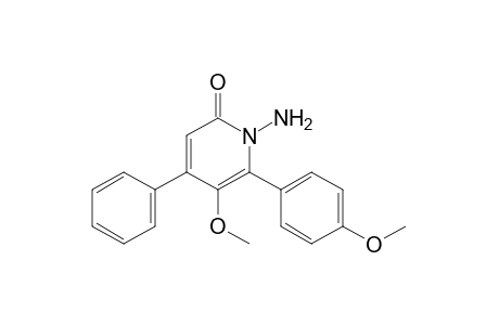 1-amino-5-methoxy-6-(p-methoxyphenyl)-4-phenyl-2(1H)-pyridone