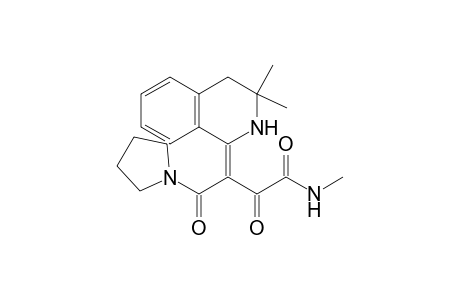 (3E)-3-(3,3-dimethyl-2,4-dihydroisoquinolin-1-ylidene)-2,4-diketo-N-methyl-4-pyrrolidino-butyramide