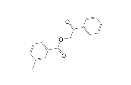 Benzoic acid, 3-methyl-, 2-oxo-2-phenylethyl ester