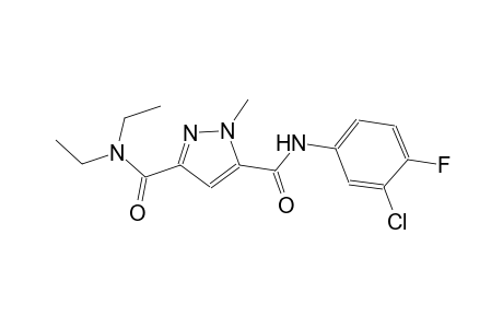 N~5~-(3-chloro-4-fluorophenyl)-N~3~,N~3~-diethyl-1-methyl-1H-pyrazole-3,5-dicarboxamide