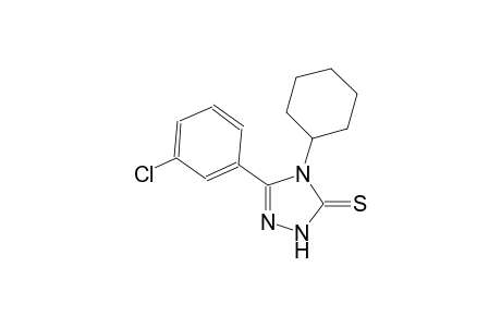 5-(3-chlorophenyl)-4-cyclohexyl-2,4-dihydro-3H-1,2,4-triazole-3-thione