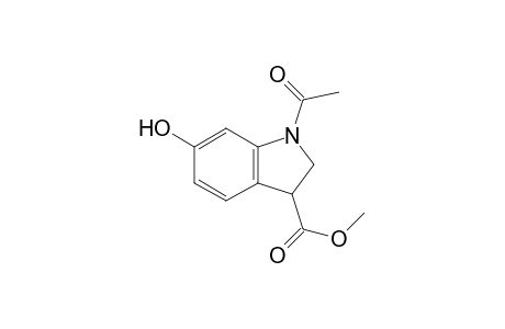 N-Acetyl-6-hydroxy-3-(methoxycarbonyl)-2,3-dihydroindole