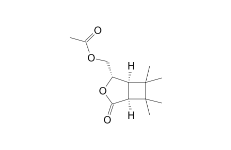 [(1R,2S,5S)-6,6,7,7-tetramethyl-4-oxidanylidene-3-oxabicyclo[3.2.0]heptan-2-yl]methyl ethanoate