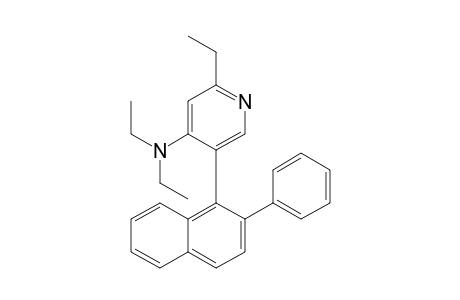 diethyl-[2-ethyl-5-(2-phenyl-1-naphthyl)-4-pyridyl]amine