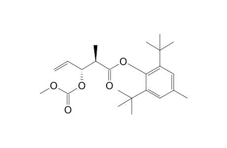 (2R,3R)-3-(Methoxycarbonyloxy)-2-methylpent-4-enoic acid [2',6'-Bis(1",1"-dimethylethyl)-4'-methyl]phenyl ester