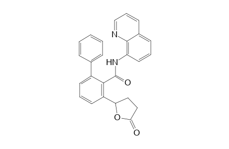 3-(5-oxotetrahydrofuran-2-yl)-N-(quinolin-8-yl)-[1,1'-biphenyl]-2-carboxamide