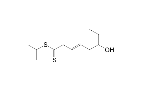 3-Octene(dithioic) acid, 6-hydroxy-, 1-methylethyl ester, (E)-