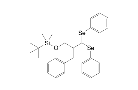 (2-Benzyl-3-diphenylselenoacetalpropoxy) tert-Butyldimethylsilane