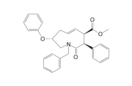 (PR)-(E)-(3S,4R,8R)-N-BENZYL-4-METHOXYCARBONYL-8-(PHENOXY)-3-PHENYL-2,3,4,7,8,9-HEXAHYDRO-1H-AZONIN-2-ONE