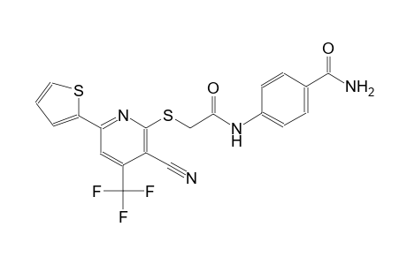 benzamide, 4-[[[[3-cyano-6-(2-thienyl)-4-(trifluoromethyl)-2-pyridinyl]thio]acetyl]amino]-