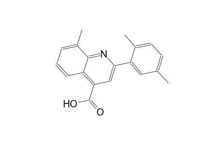 2-(2,5-dimethylphenyl)-8-methyl-4-quinolinecarboxylic acid