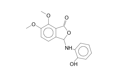 3-(2-Hydroxyanilino)-6,7-dimethoxy-2-benzofuran-1(3H)-one