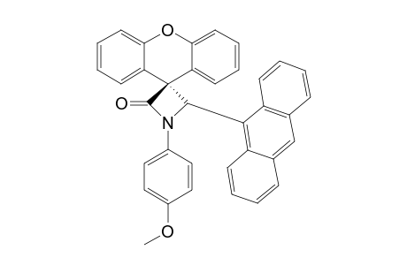 2-(ANTHRACEN-9-YL)-1-(4-METHOXYPHENYL)-SPIRO-[AZETIDINE-3,9'-XANTHEN]-4-ONE