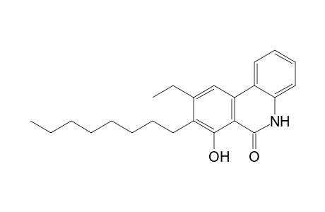 9-Ethyl-7-hydroxy-8-octylphenanthridin-6(5H)-one