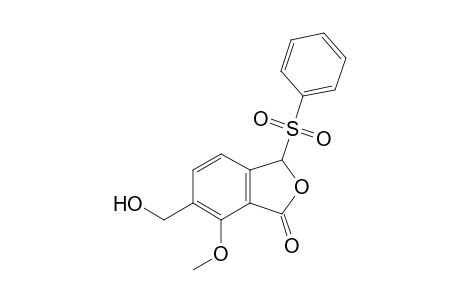6-Hydroxymethyl-7-methoxy-3-(phenylsulfonyl)isobenzofuran-1(3H)-one