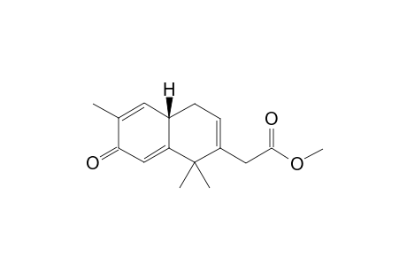 Methyl 3-Oxo-11.beta.H-eudesma-1,4,6-trien-12-oate