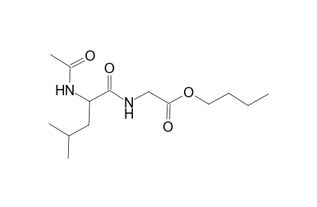 Glycine, N-(N-acetyl-L-leucyl)-, butyl ester