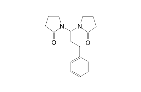 1-[N,N'-Bis(formyl)-N,N'-bis(2-oxopyrrolidin-1-yl)]-3-phenylpropanebisamide