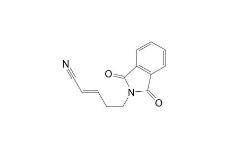 (E)-5-(1,3-dioxo-2-isoindolyl)-2-pentenenitrile
