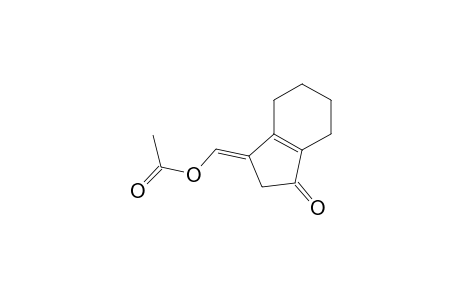 1H-Inden-1-one, 3-[(acetyloxy)methylene]-2,3,4,5,6,7-hexahydro-, (E)-