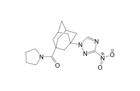 3-nitro-1-[3-(1-pyrrolidinylcarbonyl)-1-adamantyl]-1H-1,2,4-triazole