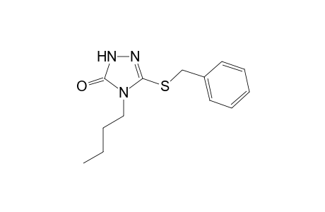 4-Butyl-3-benzylthio-.delta.(2)-1,2,4-triazolin-5-one