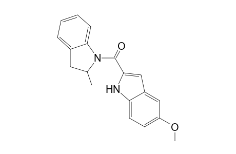 5-Methoxy-2-[(2-methyl-2,3-dihydro-1H-indol-1yl)carbonyl]-1H-indole