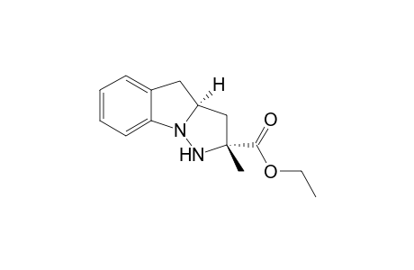 (2RS,3aSR)-2-Carboethoxy-2-methyl-2,3,3a,4-tetrahydro-1H-pyrazolo[1,5-a]indole