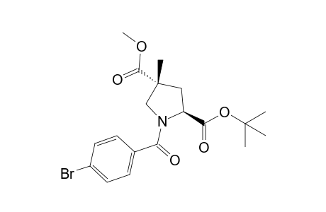 (2S,4R)-1-(4-Bromobenzoyl)-2-tert-butoxycarbonyl-4-methoxycarbonyl-4-methylpyrrolidine