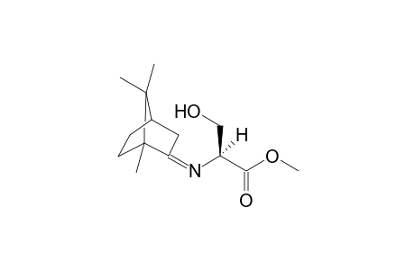 Methyl N-[(1R,2E,4R)-bornan-2-ylidene]-(S)-serinate [methyl (S)-3'-hydroxy-2'-([1R,2E,4R]-1,7,7,trimethylbicyclo[2.2.1]heptan-2-ylideneamino)propanoate]