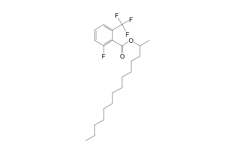 2-Fluoro-6-trifluoromethylbenzoic acid, 2-tetradecyl ester