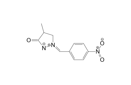 (E)-4-methyl-2-(4-nitrobenzylidene)-5-oxopyrazolidin-2-ium-1-ide