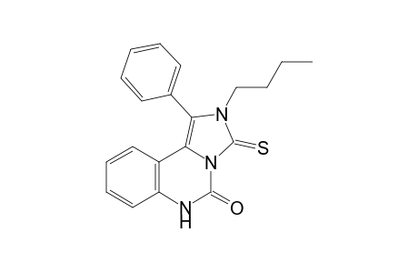 2-Butyl-1-phenyl-2,3-dihydro-3-thioxoimidazo[1,5-c]quinazolin-5(6H)-one