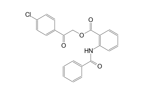 benzoic acid, 2-(benzoylamino)-, 2-(4-chlorophenyl)-2-oxoethyl ester