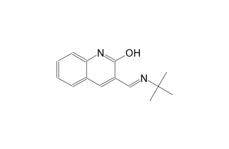 3-((E)-{[(E)-1,1-dimethylethyl]imino}methyl)-2-quinolinol