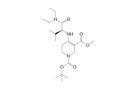 N-[4'-(t-Butoxycarbonyl)-2'-(methoxycarbonyl)-4'-aza-1'-cyclohexenyl]-(1-Diethylcarbamoyl-2-methyl-prop ylamino)