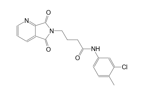 5H-pyrrolo[3,4-b]pyridine-6-butanamide, N-(3-chloro-4-methylphenyl)-6,7-dihydro-5,7-dioxo-