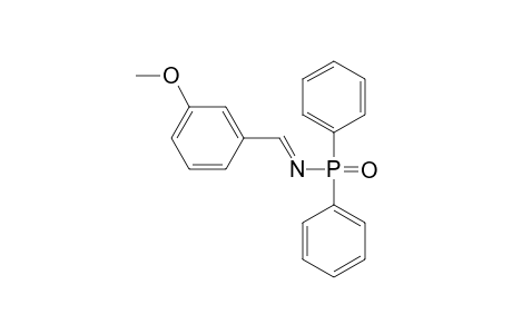 N-(3-METHOXY-BENZYLIDENE)-DIPHENYLPHOSPHINOYLAMIDE