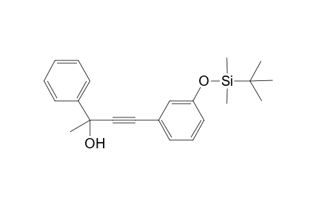 4-(3'-tert-Butyldimethylsilyloxyphenyl)-2-phenylbut-3-yn-2-ol