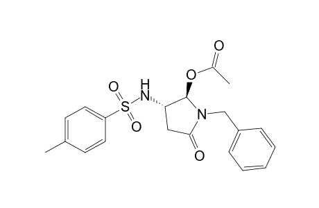 Acetic acid (2R,3S)-1-benzyl-5-oxo-3-(toluene-4-sulfonylamino)-pyrrolidin-2-yl ester