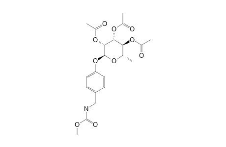 N-METHOXYCARBONYL-4-(2',3',4'-TRI-O-ACETYL-ALPHA-L-RHAMNOPYRANOSYLOXY)-BENZYLAMINE