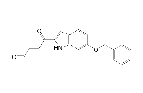 1H-Indole-2-butanal, .gamma.-oxo-6-(phenylmethoxy)-