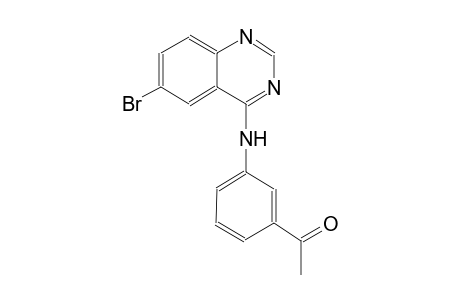 ethanone, 1-[3-[(6-bromo-4-quinazolinyl)amino]phenyl]-